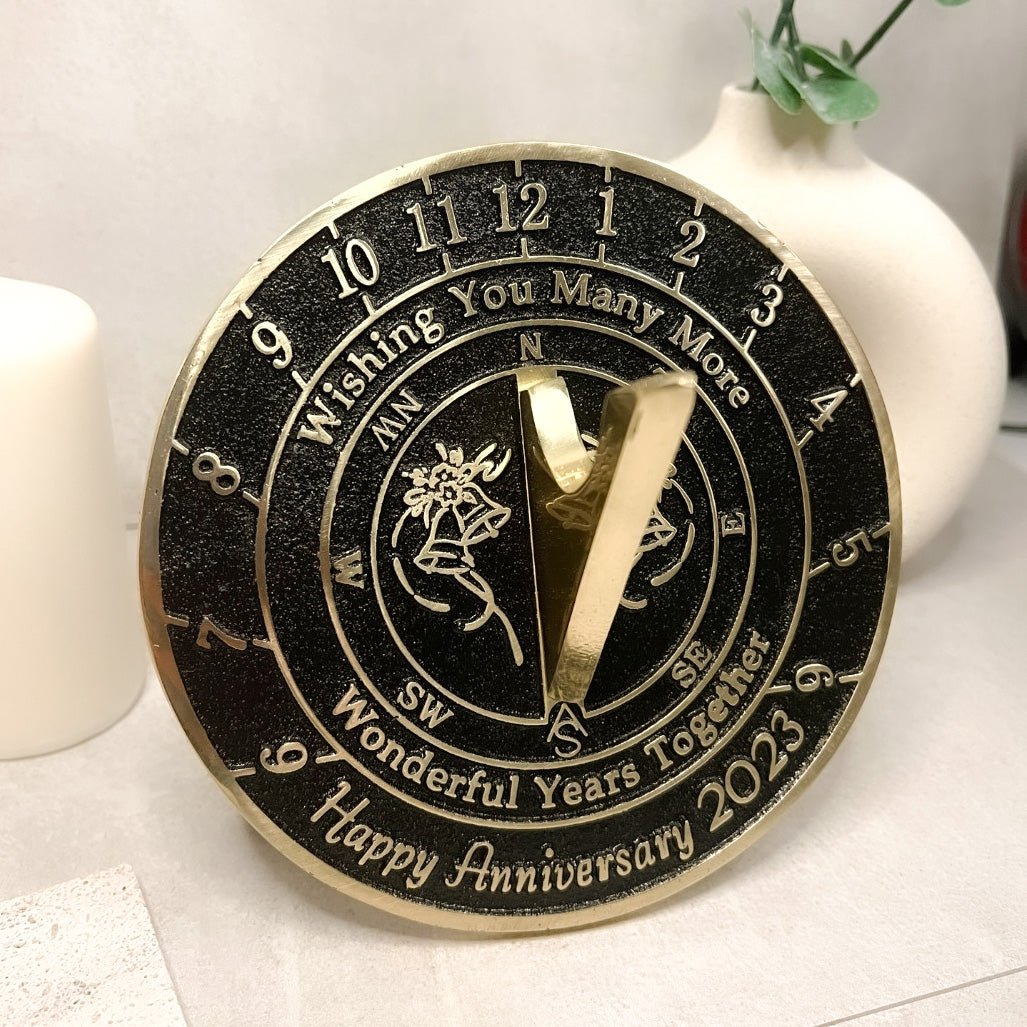 Anniversary Sundial® Gift ‘Wonderful Years’ 2023 Edition - The Metal Foundry