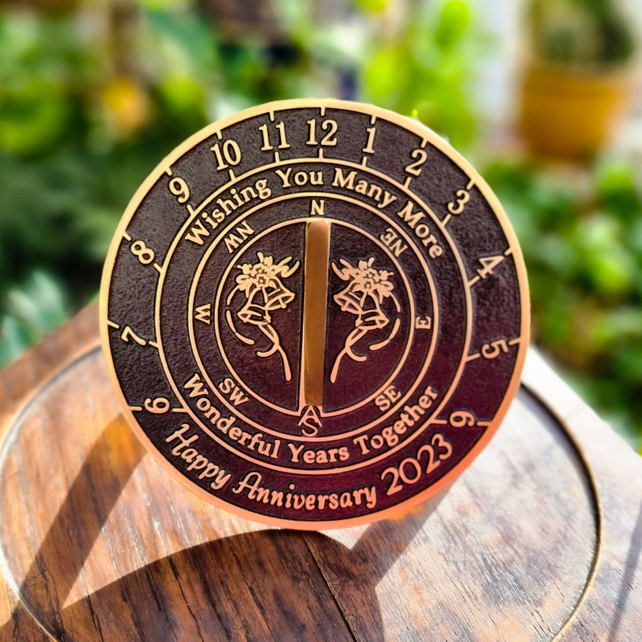 Anniversary Sundial® Gift ‘Wonderful Years’ 2023 Edition - The Metal Foundry